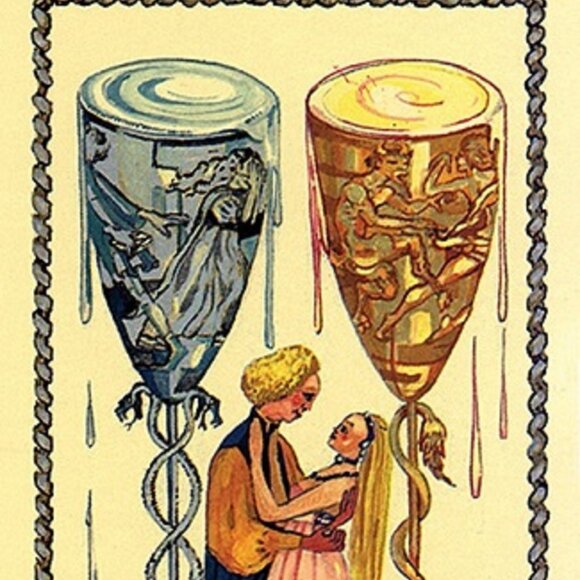 The Medieval Scapini Tarot, sat under the 100% Texas total solar eclipse 4.8.24 - Picture 6 of 8